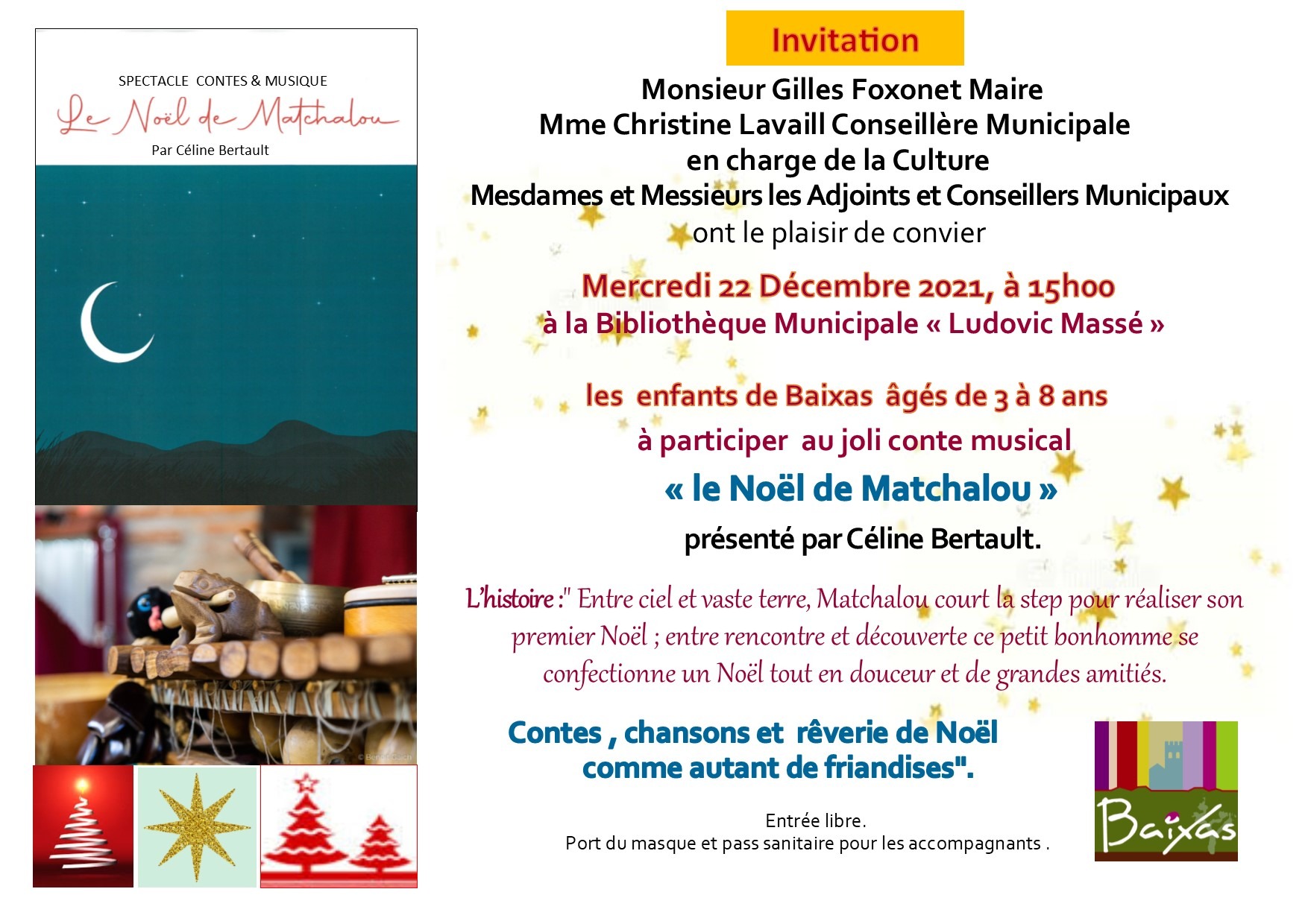 Conte Musical "Le Noël de Matchalou"