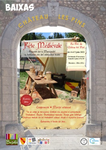 affiche médiévale château